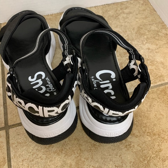 Sam Edleman Anderson Sandals black & white - Picture 5 of 9